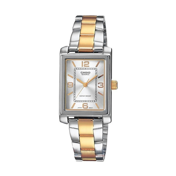 CASIO COLLECTION Mod. TANK STEEL&GOLD - ARGENTEE-0