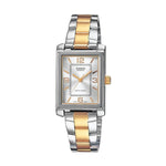 CASIO COLLECTION Mod. TANK STEEL&GOLD - ARGENTEE-0