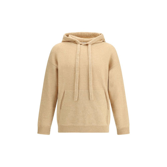 Laneus Beige Cashmere Hoodie Laneus