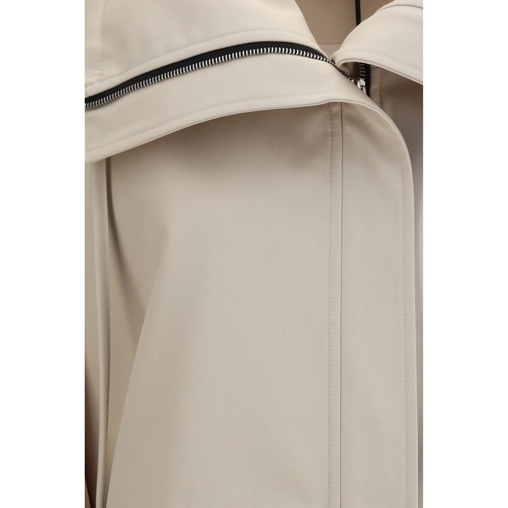 Lardini Beige Polyester Full-Length Jacket