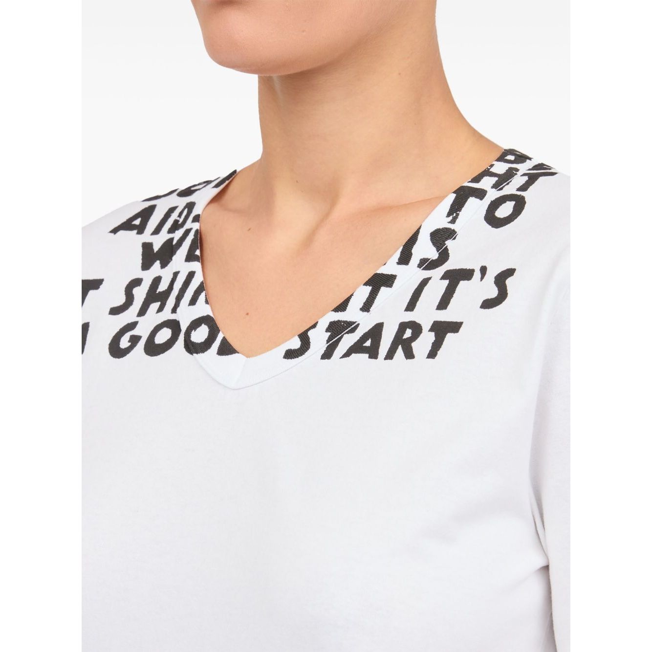 MM6 Maison Margiela T-shirts and Polos White Topwear