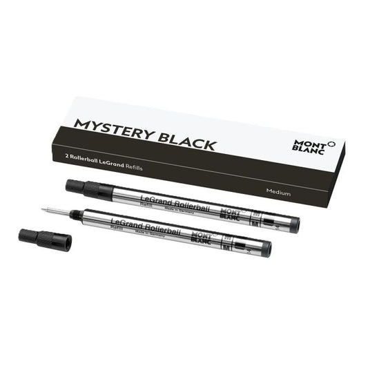 MONTBLANC FASHION ACCESSORIES Mod. 128225 Mystery Black refill in official box packaging