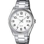 CASIO COLLECTION Mod. DATE - WHITE. ARAB NUMBERS WATCHES