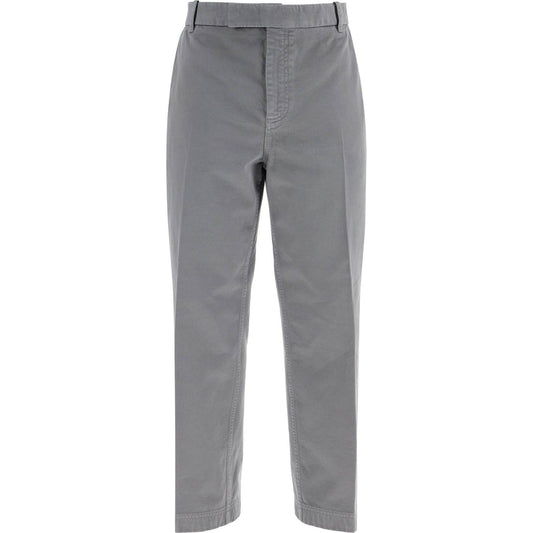 Thom Browne medium grey cotton chino utility pants