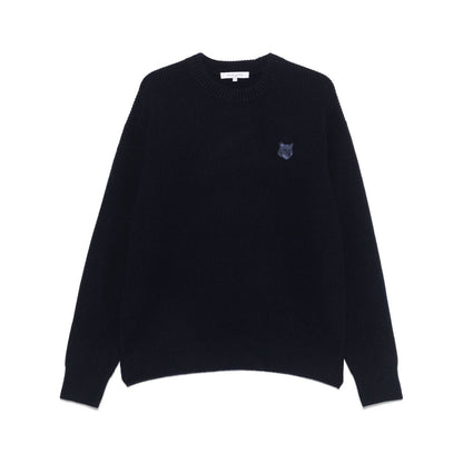 Maison Kitsuné MAISON KITSUNE' Sweaters Blue Topwear