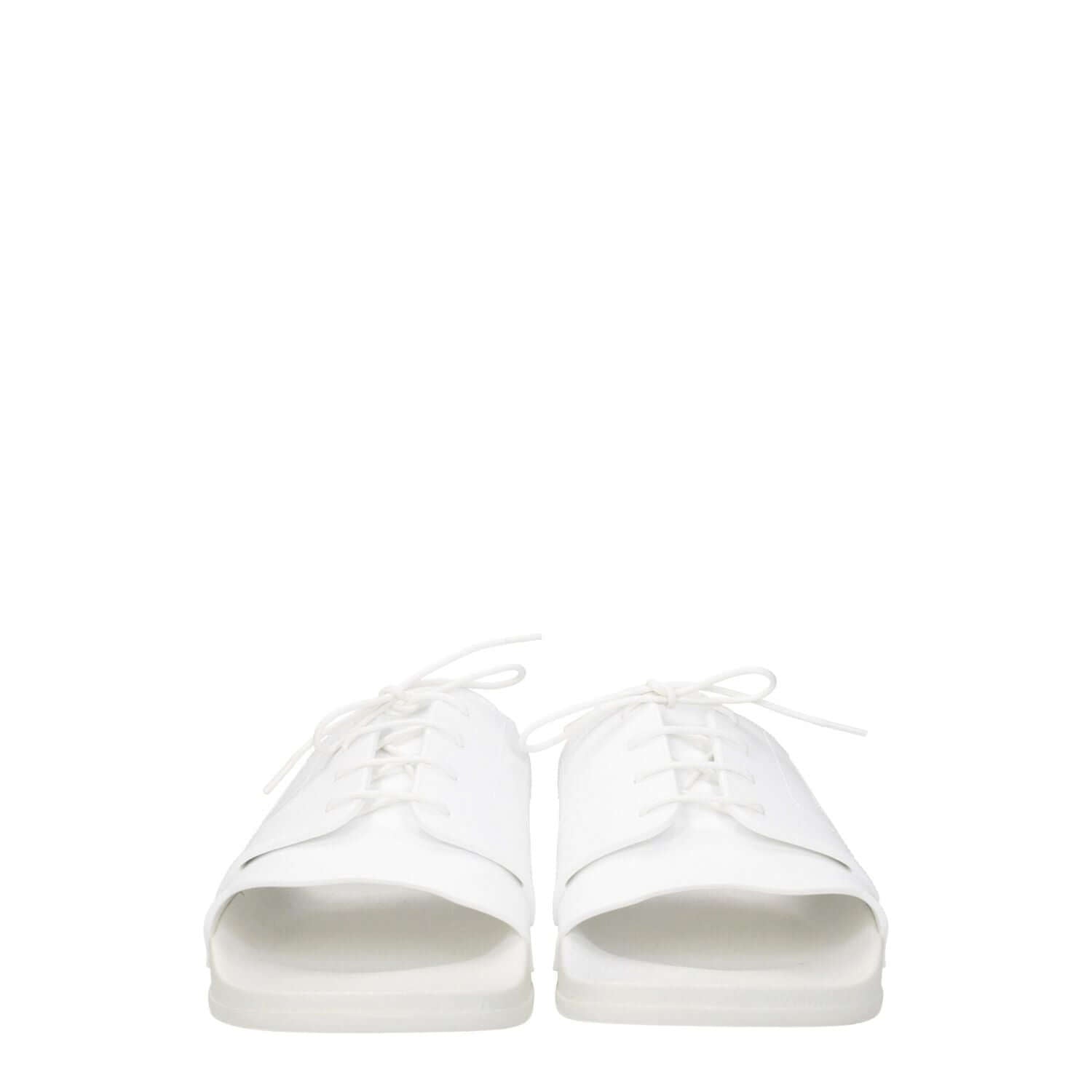 Maison Margiela White Cotton Slippers