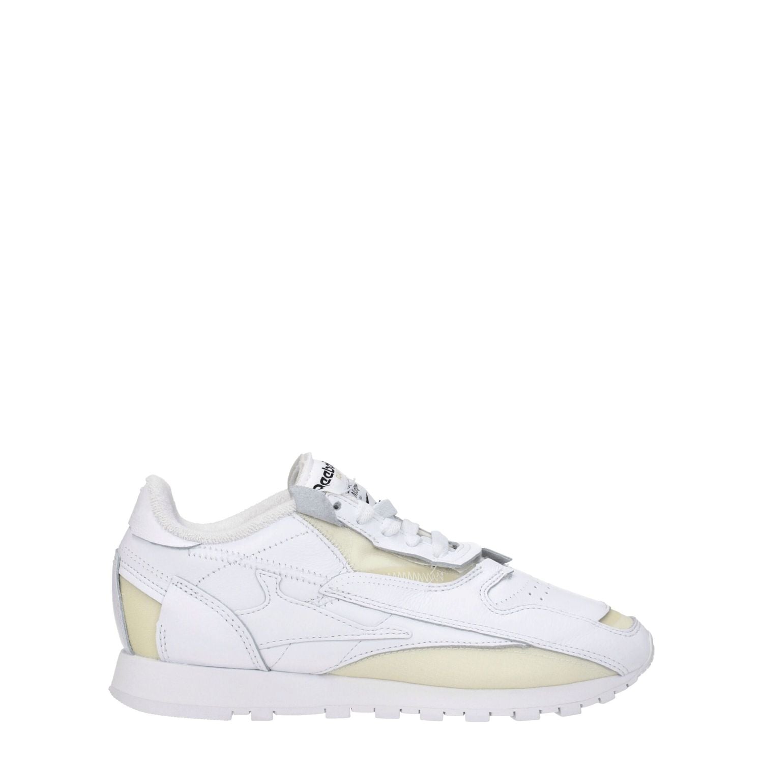 Maison Margiela White Leather Athletic Sneakers