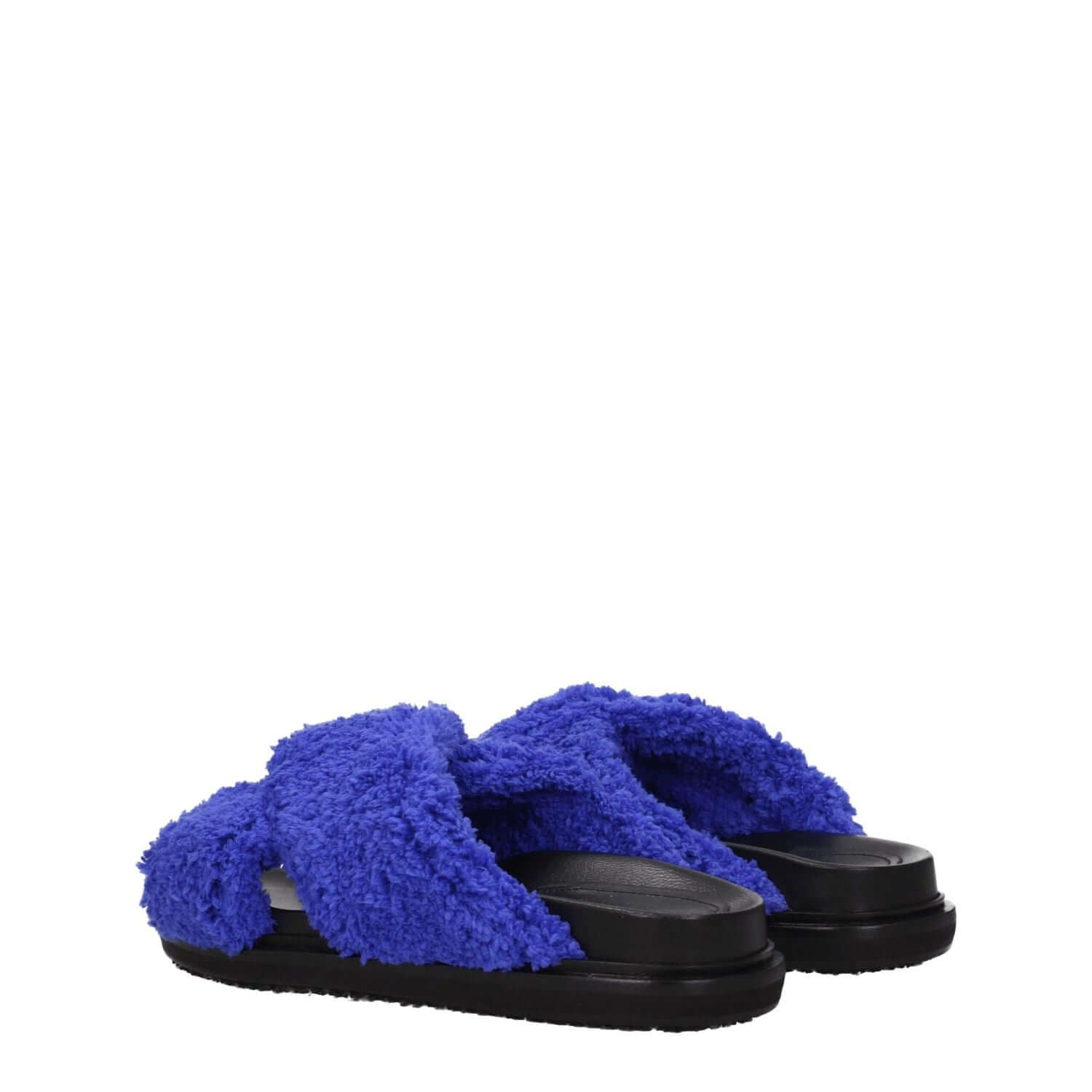 Marni Purple Fabric Slippers