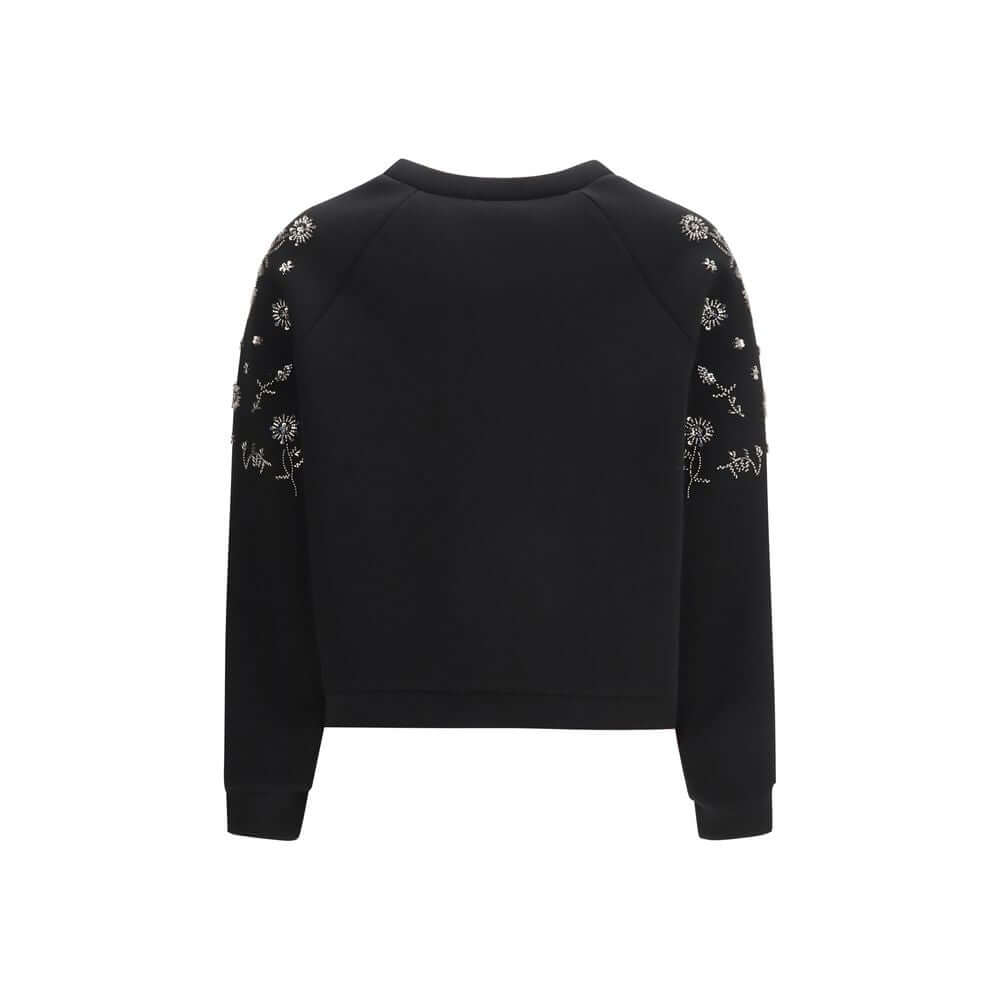 Max Mara Black Polyester Sweatshirt