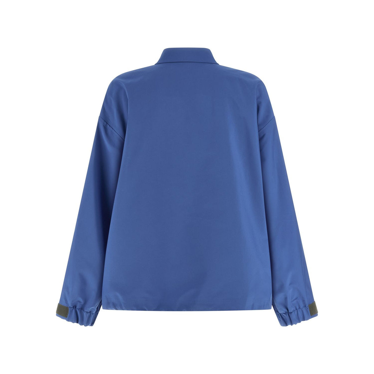 Miu Miu Blue Recycled Polyester Shell Jacket