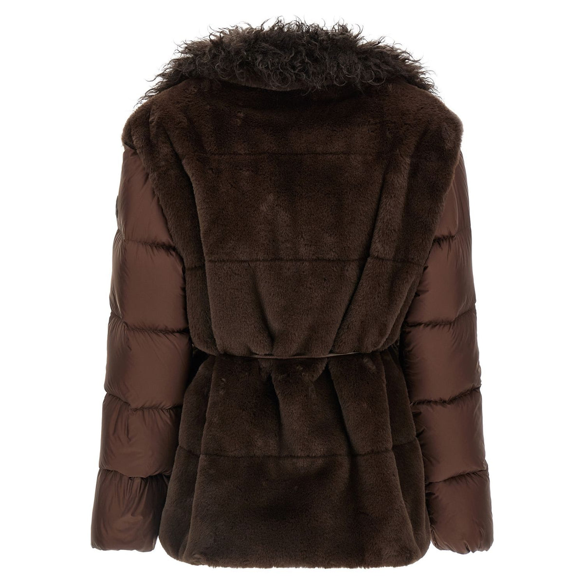 Moncler Brown Polyester Shell Jacket