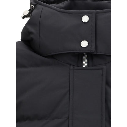 Moose Knuckles Black Recycled Polyester Coat