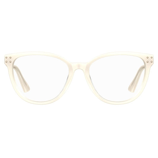 Moschino Cream Acetate Frames in pearlivor color, style MOS596-5X2 with dimensions 54/17/140 mm for women.