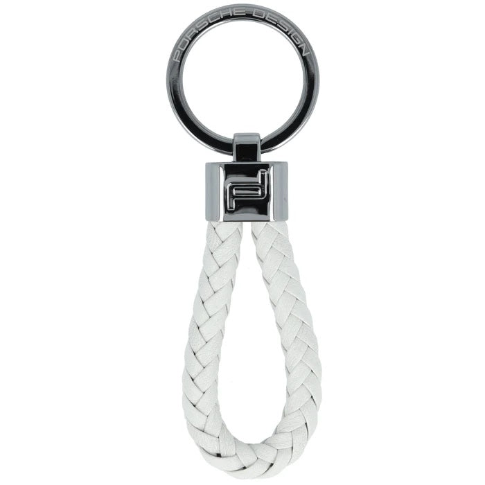 PORSCHE DESIGN MOD. CLASSIC leather keychain in official packaging box.