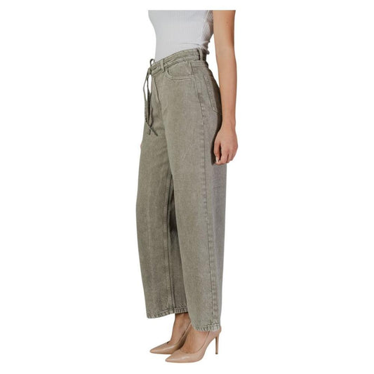 Only Green Cotton Bootcut Jean ON-15798900148-M/32