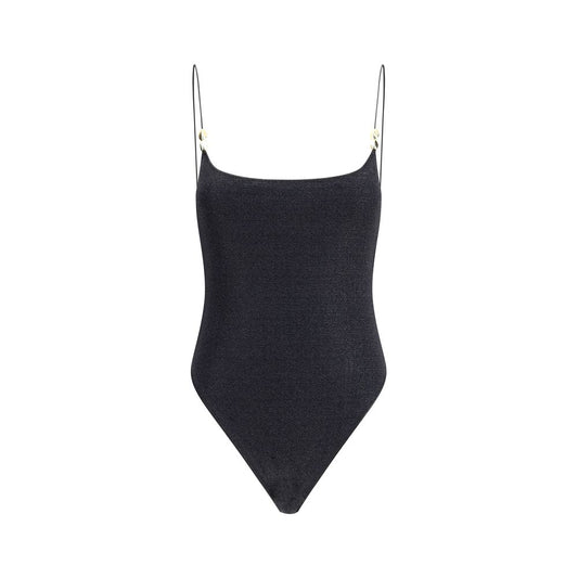 Oséree Black Polyamide One-Piece Swimsuit Oséree