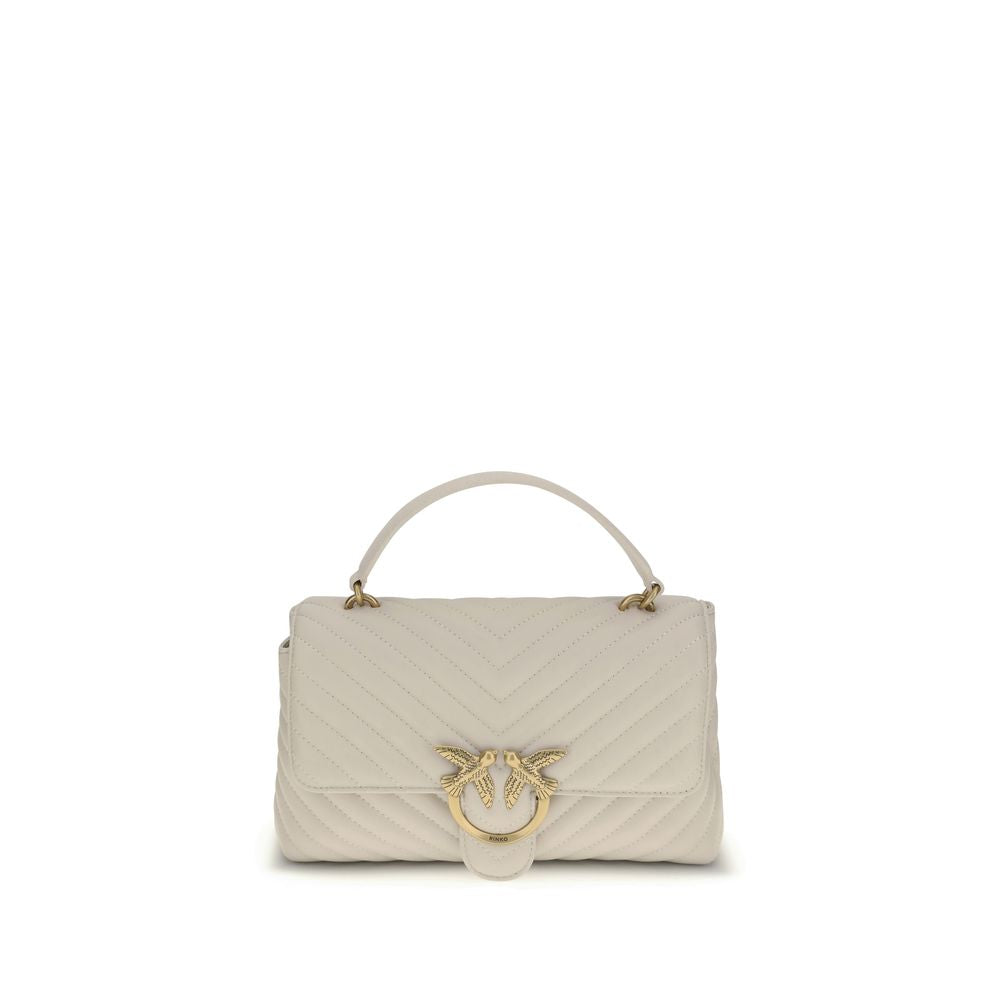 Front view with bag zipped and handles upright.