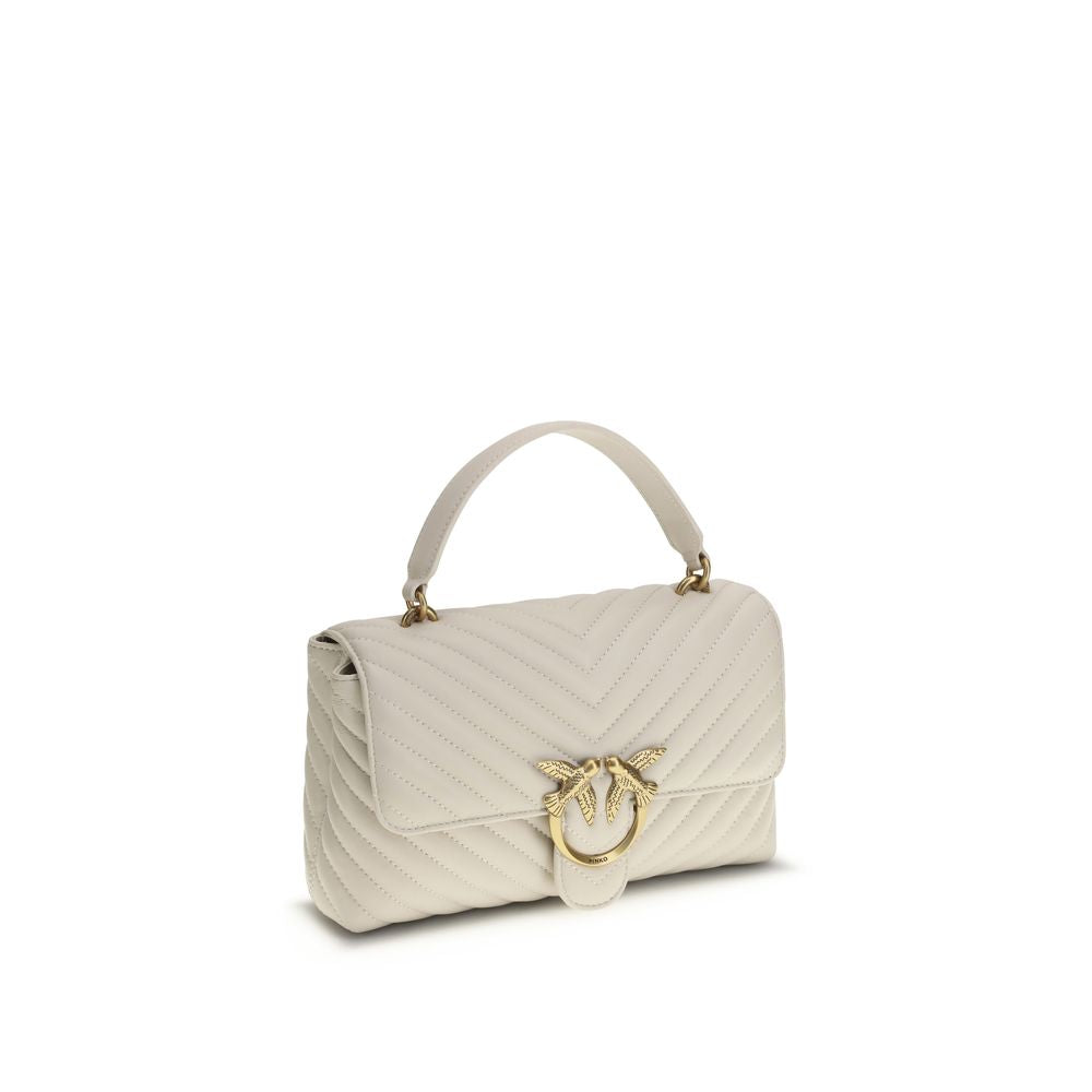 Front view with bag zipped and handles upright.