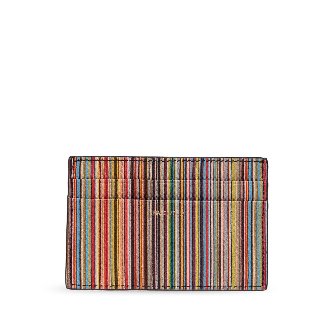 Paul Smith Signature Stripe leather card case Small Leather Goods