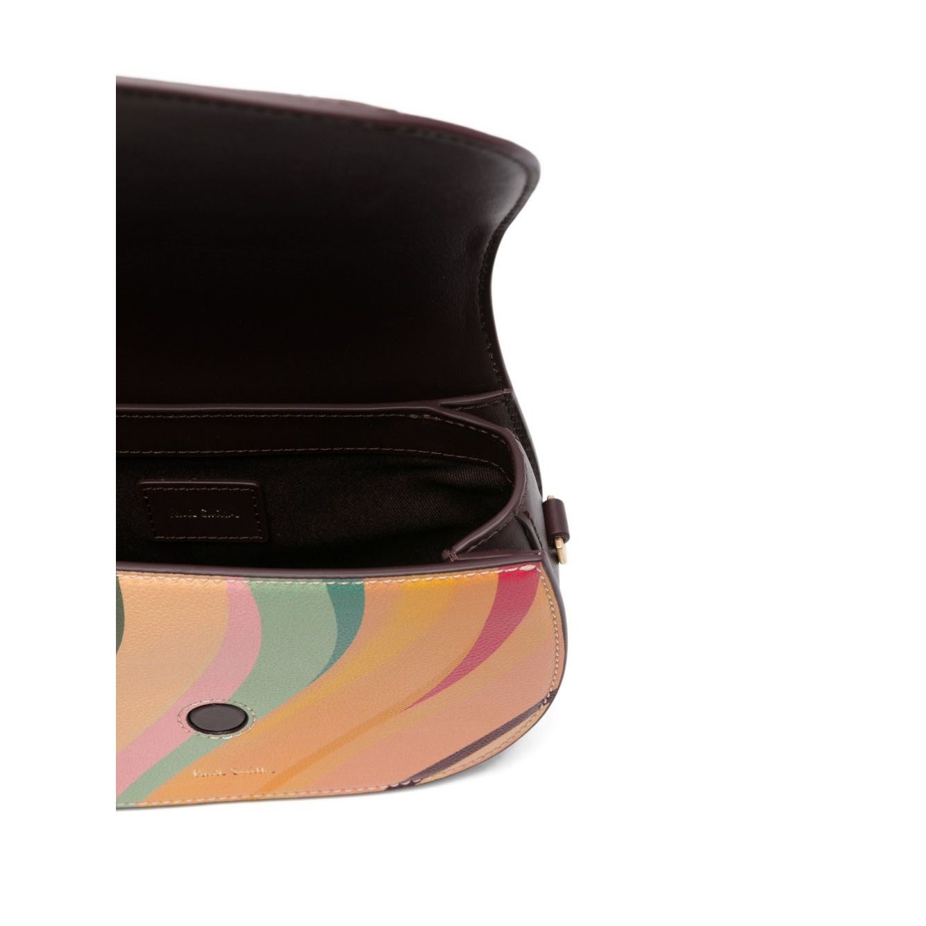 Paul Smith Swirl Leather Saddle Bag