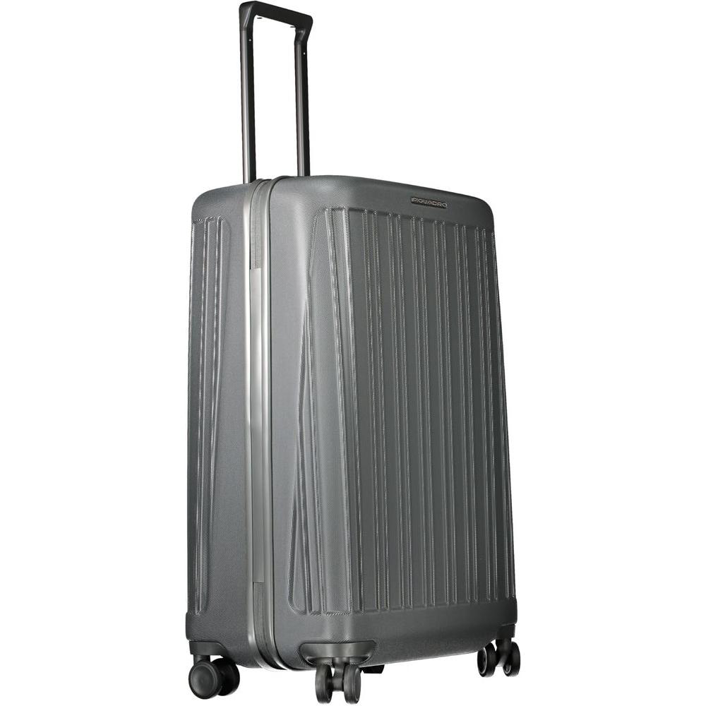 Front view with bag zipped and handles upright.