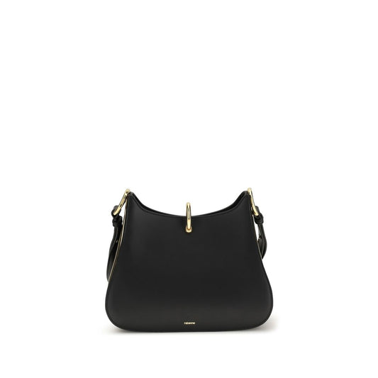 Rabanne Black Calf Leather Bos Taurus Shoulder Bag Rabanne