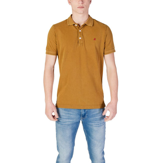 Replay Bronze Cotton Polo Shirt Replay