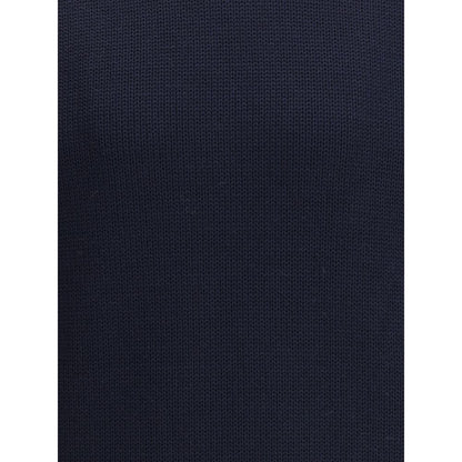 Roberto Collina Blue Merino Wool Turtleneck