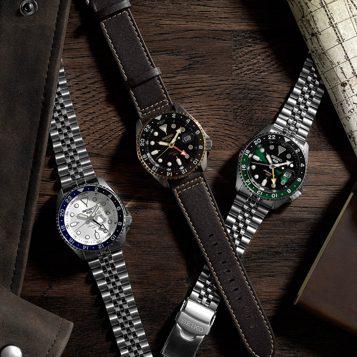 SEIKO 5 Mod. SPORTS AUTOMATIC GMT - WHITE WATCHES