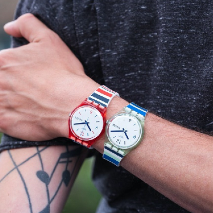 SWATCH Mod. SEA BARCODE READY STOCKED WATCHES,Unisex,Wristwatch