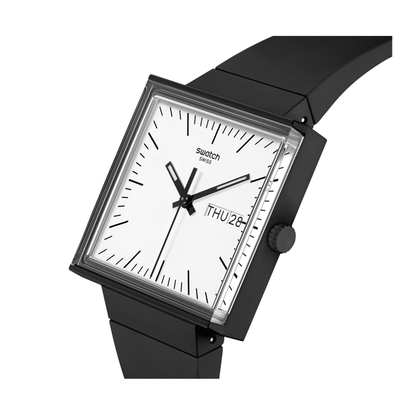 SWATCH Mod. WHAT IF…BLACK? READY STOCKED WATCHES,Wristwatch
