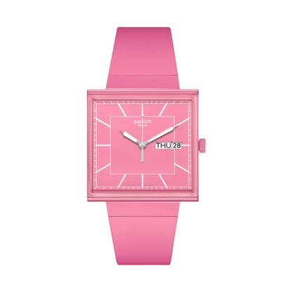 SWATCH Mod. WHAT IF…ROSE? READY STOCKED WATCHES,Wristwatch