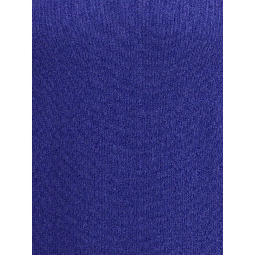 Saint Laurent Blue Cashmere Cashmere Sweater fabric texture