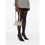 Self-Portrait Suede mini shoulder bag Shoulder