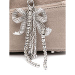 Self-Portrait suede baguette shoulder bag Shoulder