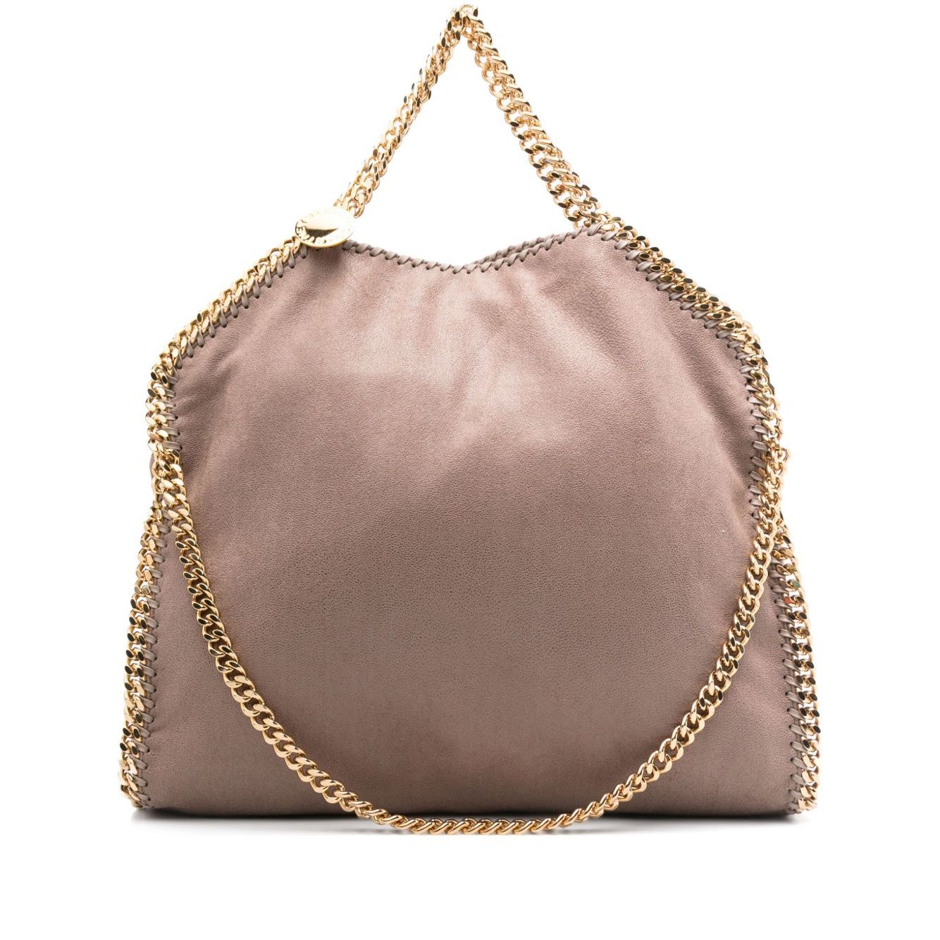 Front view with bag zipped and handles upright.