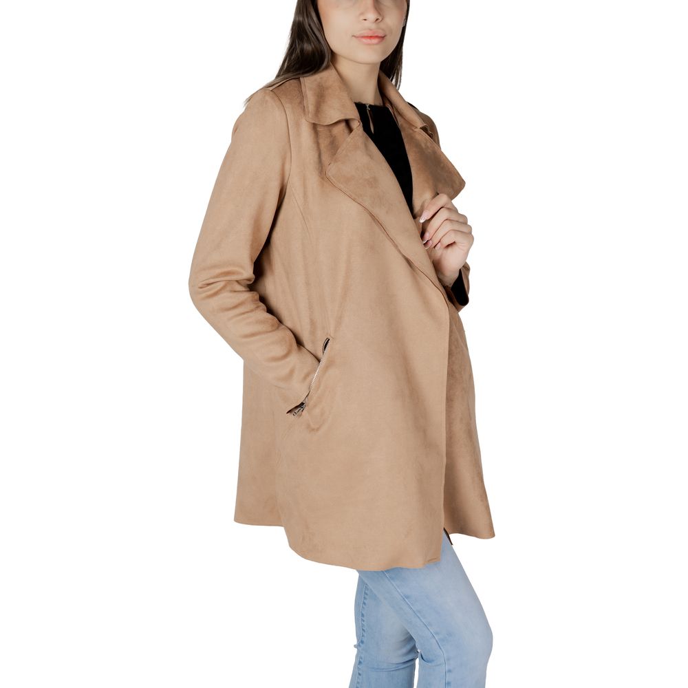 Street One Beige Polyester Trench Coat