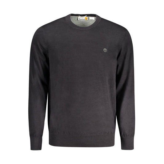 Timberland Black Organic Cotton Men Sweater