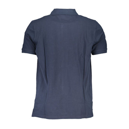 Timberland Blue Organic Cotton Men Polo Shirt