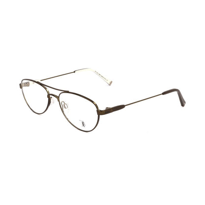 Tod's Bronze Metal Glasses (Frames) with dark bronze finish and metal material, size 52/17/140 mm, elegant and sophisticated design.