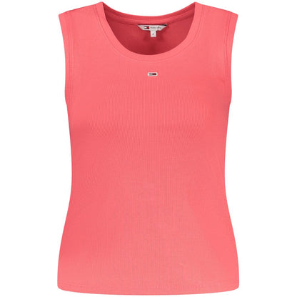 Tommy Hilfiger Pink Cotton Tank Top