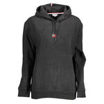 U.S. POLO ASSN. Black Cotton Women Sweater With Contrasting Details