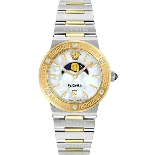 VERSACE Mod. GRECA LOGO MOONPHASE - DIAMONDS