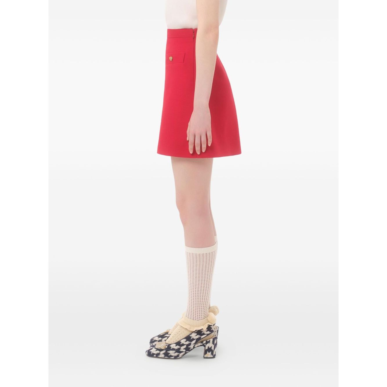 Valentino Crepe Couture Skirt Skirts