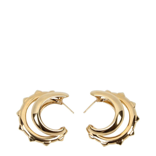 Valentino Garavani Gold Metal Earrings with hook closure, casual style and studs, 3.7×3.8 cm, designed in metal, MPN J0T99METCS4