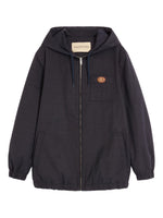 Valentino Nylon Hooded Jacket with VLogo Patch Jackets
