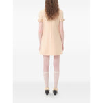 Valentino Short Crepe Couture Dress Dresses