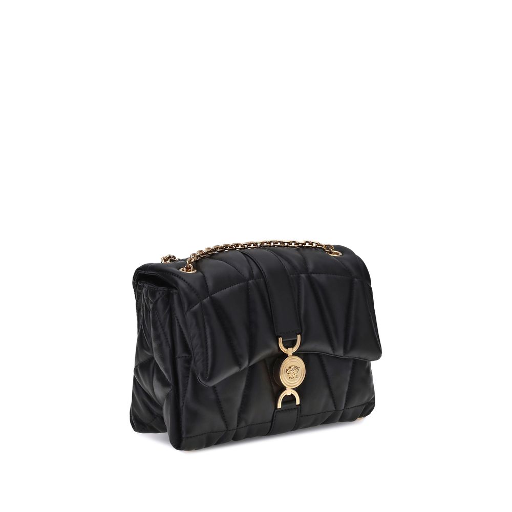 Front view with bag zipped and handles upright.