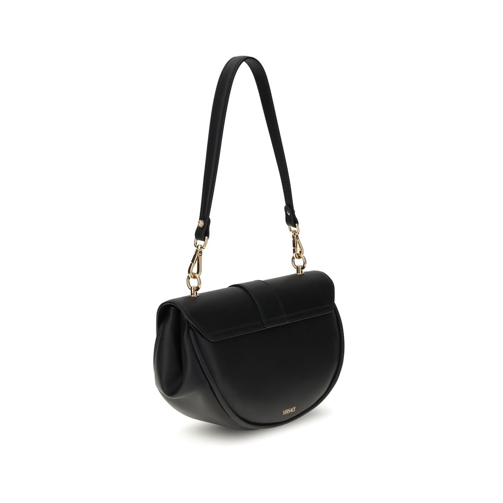 Front view with bag zipped and handles upright.