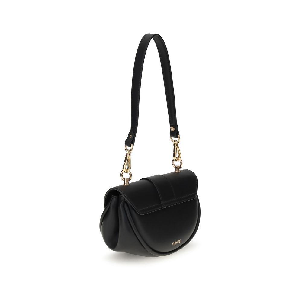 Front view with bag zipped and handles upright.